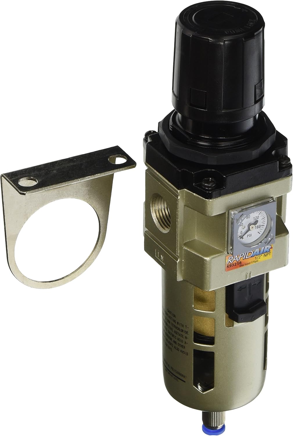 Rapidair K93216 NPT Filter Regulator, 1/2-Inch