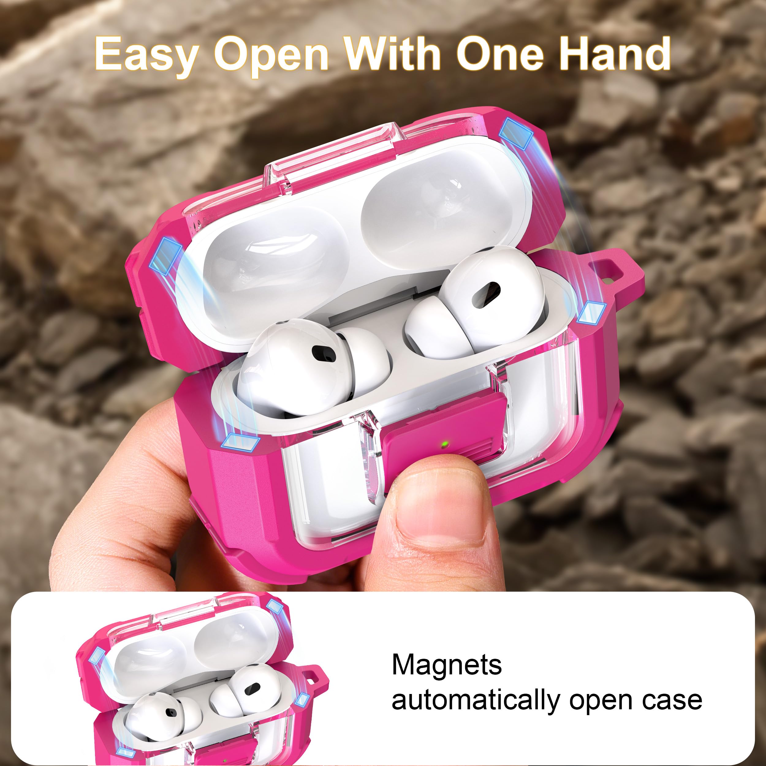 Amazon | RFUNGUANGO AirPods Pro 第2世代/第1世代 対応保護ケース