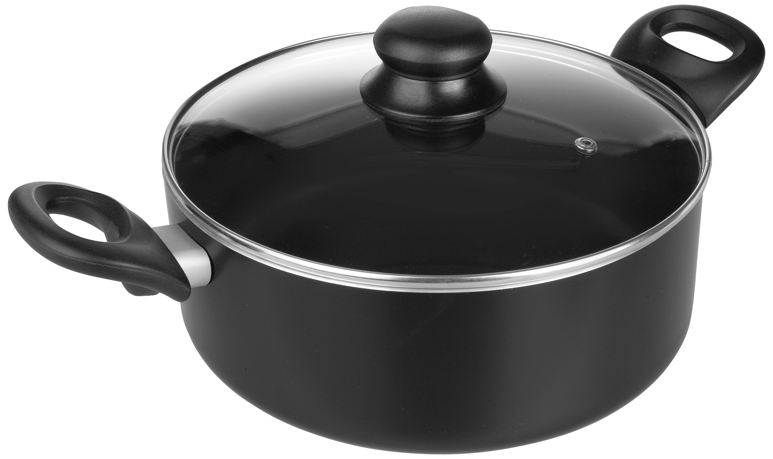 Ibili 410820 - Cacerola con tapa de Cristal Inducta 20 cm
