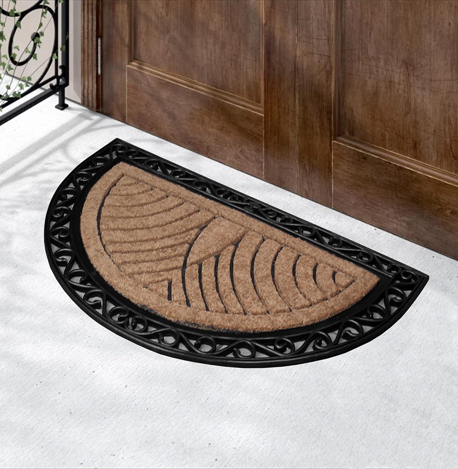 A1HC Natural Coir & Rubber Door Mat, 30x48, Thick Durable Doormats for Outdoor Entrance, Heavy Duty Large Size Doormat, Anti-Shed Doormat, Fade-Resistant Door mat, Long Lasting, Front Porch Entry Rug