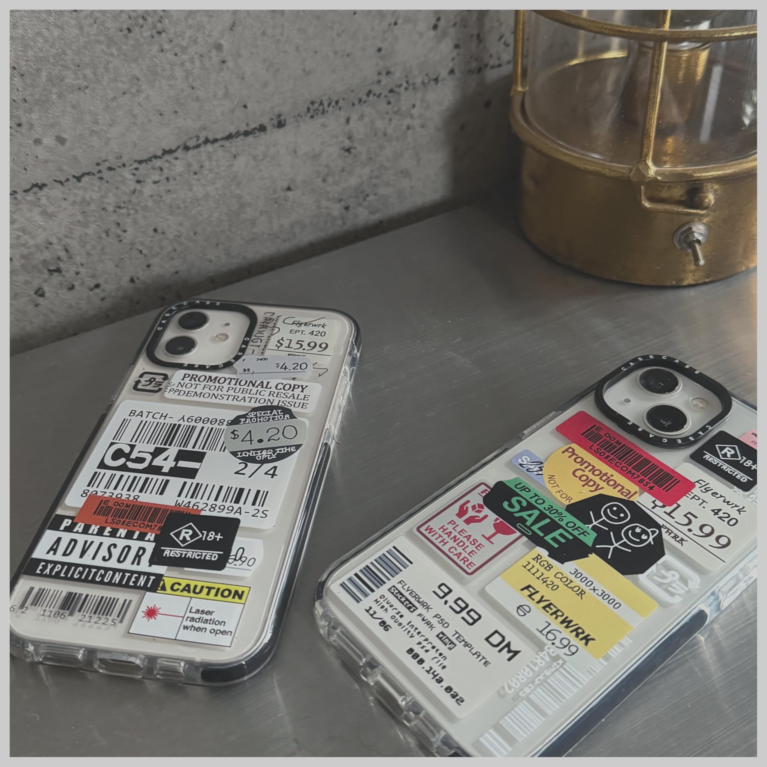 T・MBH iPhone14.15.16用 スマホ (ステッカー)ポロサスクロコ T・MBH