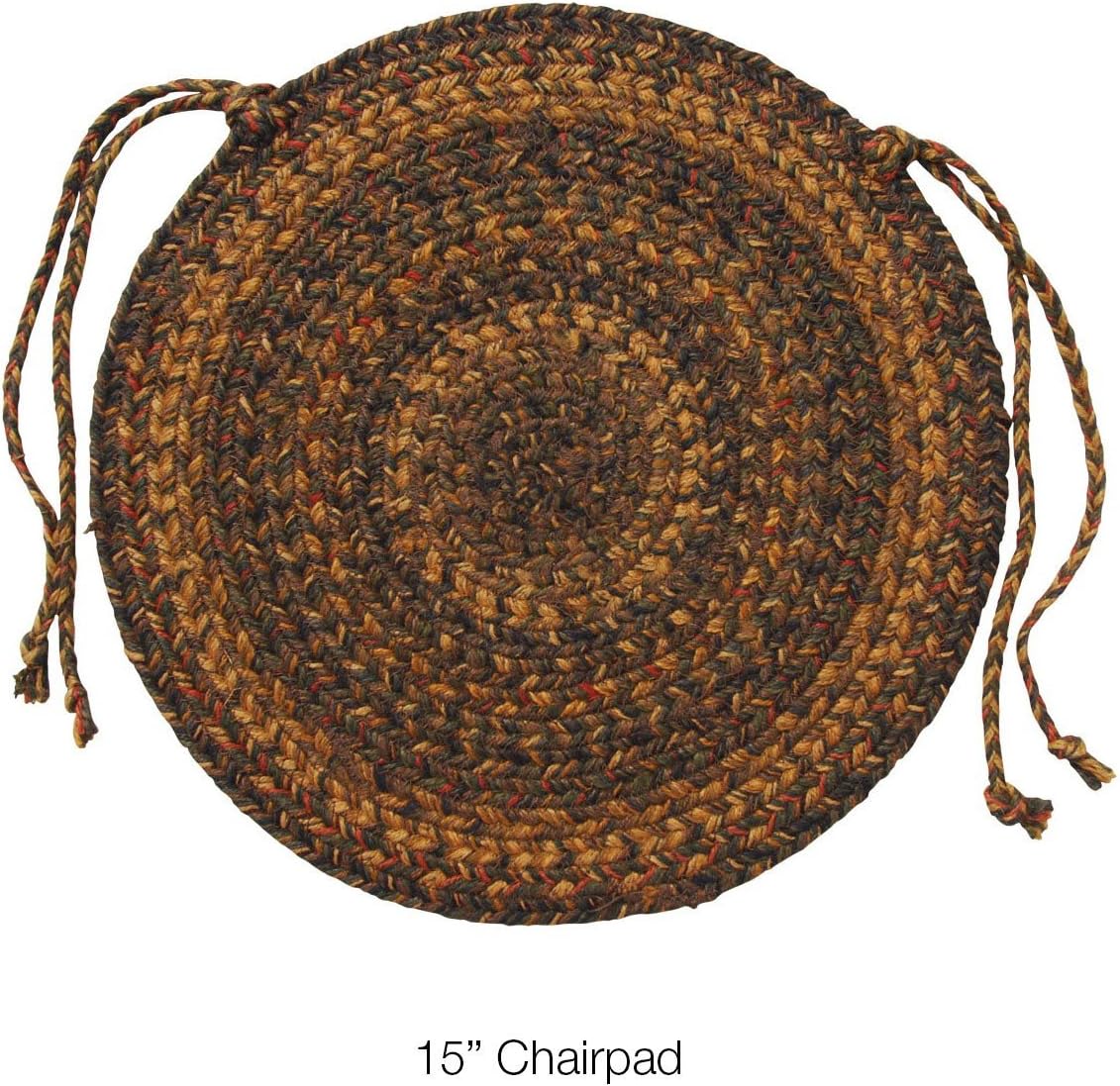 15 Salem Chair Pad Jute Braided Rugs" Home & Kitchen