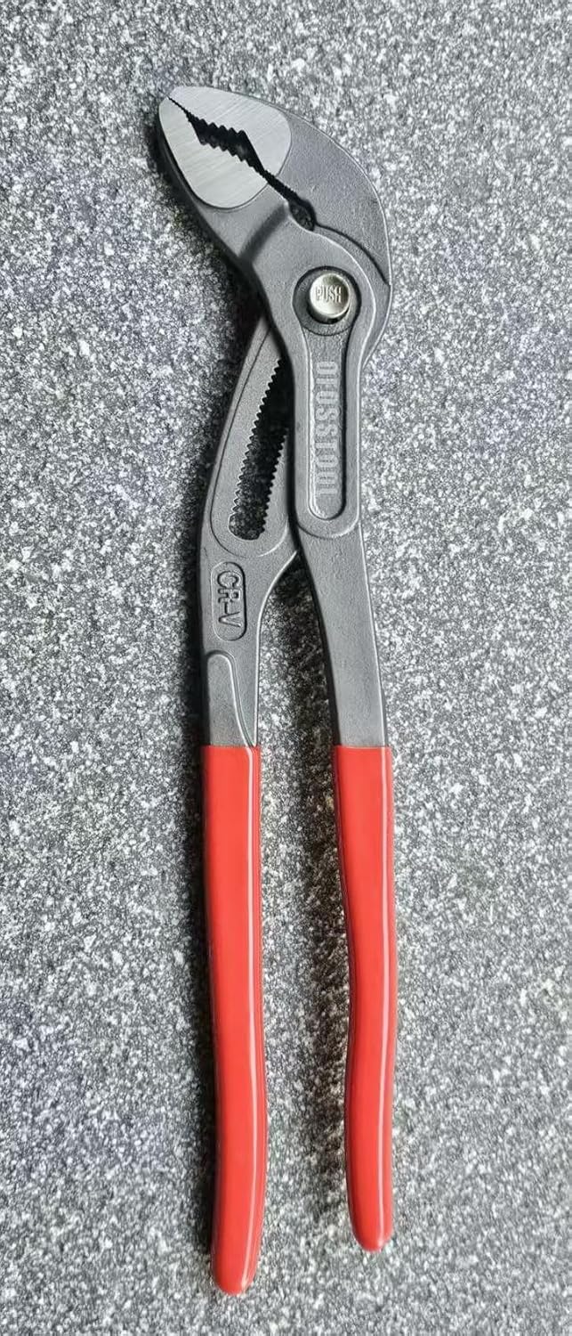 12 inch Groove Joint Plier, Adjustable Pliers Multi-Purpose Water Pump Pliers, Tongue And Groove Plier, V-Jaw, Chrome-Vanadium Steel,Slip Joint Plier Set For Craftsman Lineman Engineer(12inch)