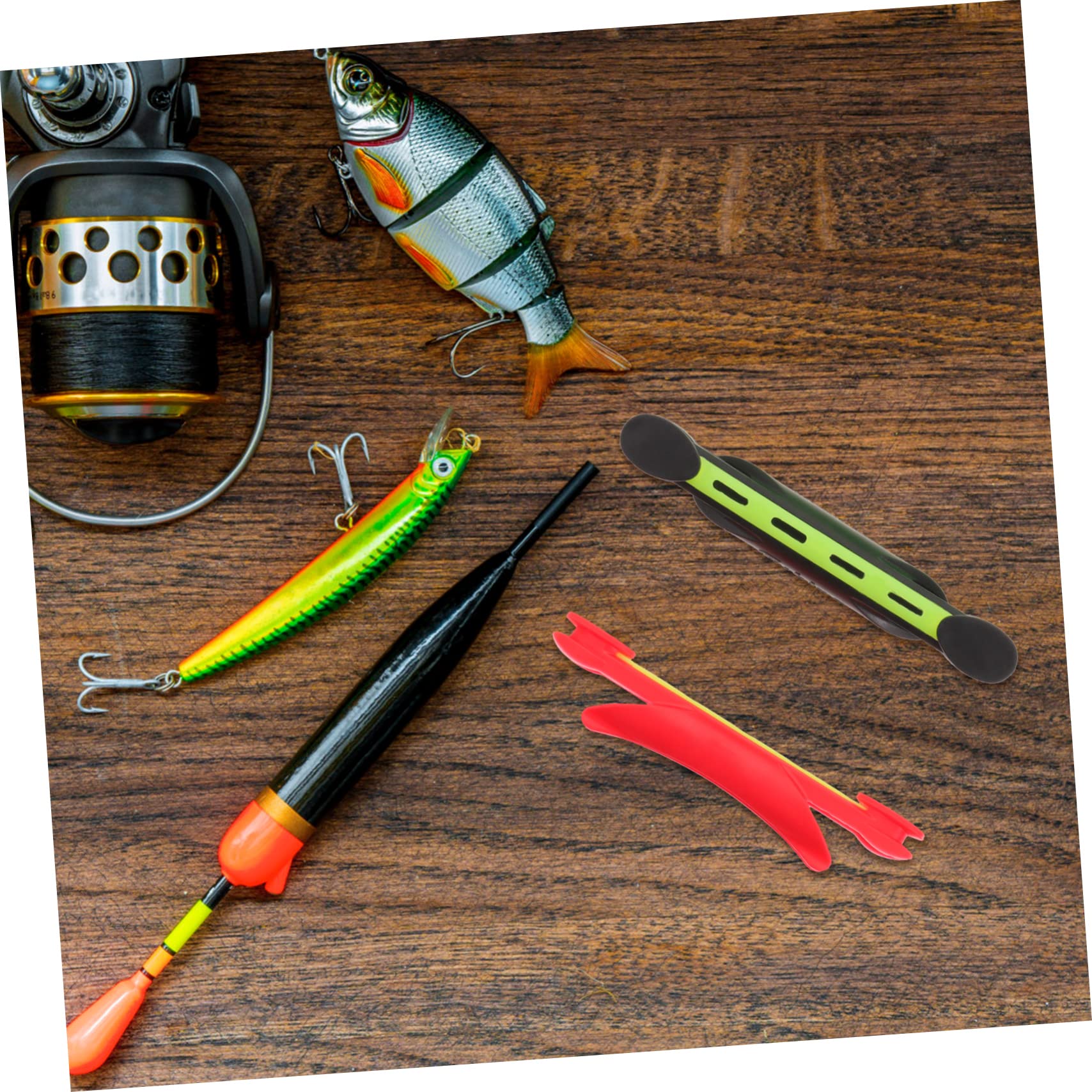 POPETPOP 3sets Fishing Supplies Pole Winder Line Organizer Clip Holders Fishing Accessories 20pcs*3