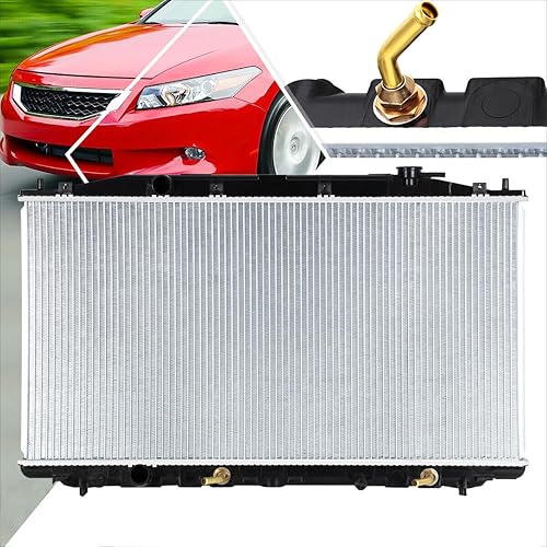 Radiador de aluminio para automóvil, radiadores de rendimiento de motor de repuesto automotriz, radiador de transmisión para Accord 2.4L GAS