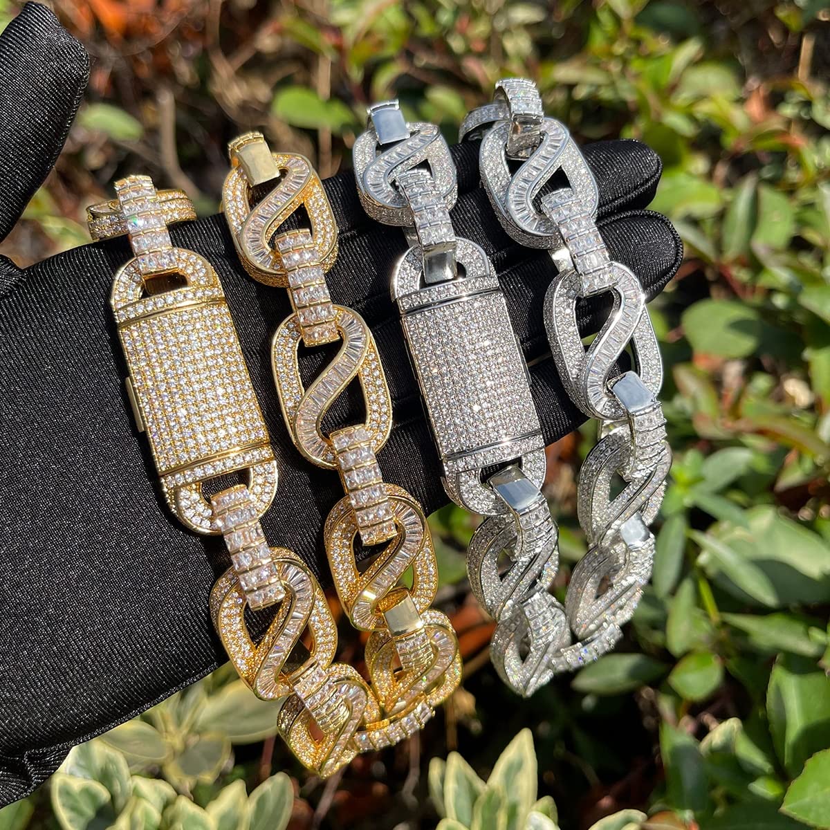 Amazon.com: Iced Out Choker Luxury Design 20mm Cuban Link Chain