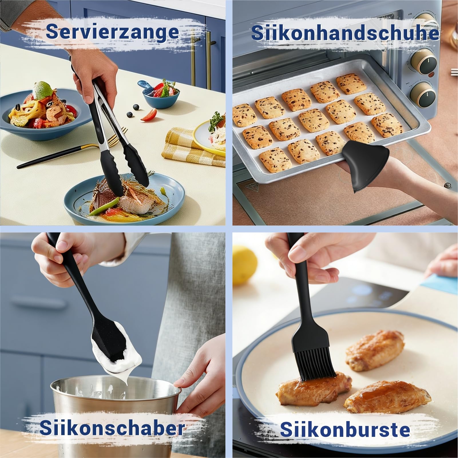 Accessori per friggitrice ad aria calda Philips Airfryer 4000 Series 10L | Stampo in silicone per friggitrice ad aria calda, riutilizzabile, per Philips Stacked Dual Basket Airfryer NA460