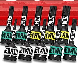 1/2 inch XZN Impact Sockets, Set of 10 XZN Impact Sockets, M5 - M18 XZN Impact Sockets, Suitable for Handymen, Cars, Bikes and Household Tools for Repair