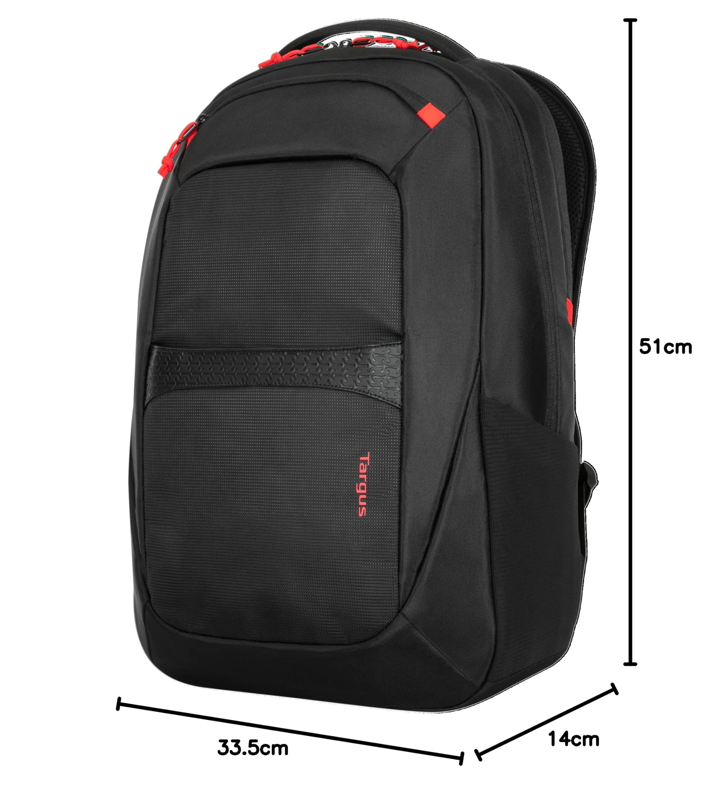 Targus 17.3" Strike2 Gaming Backpack, Noir