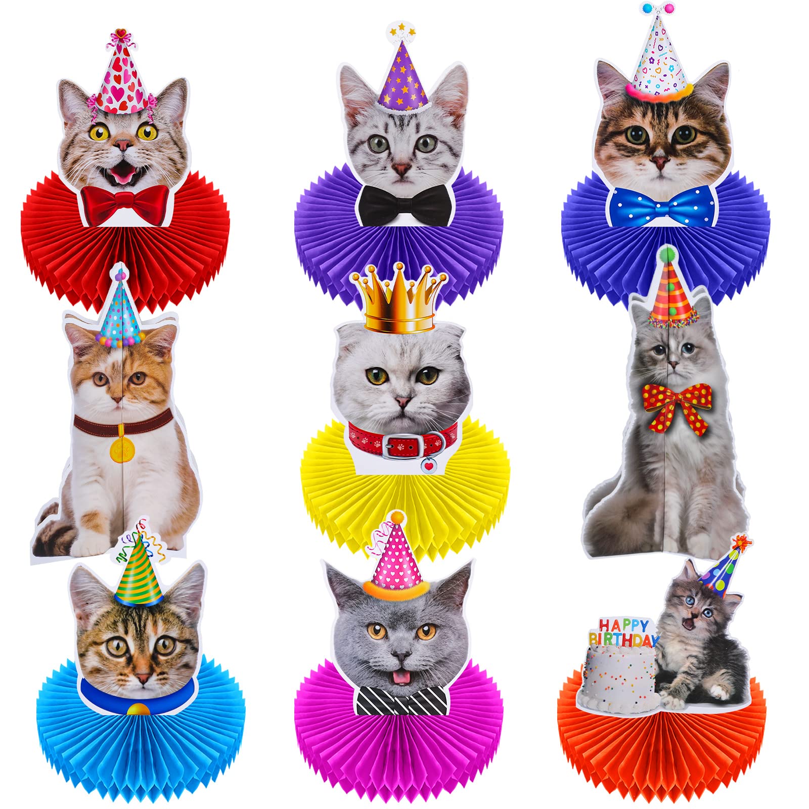 Buy 9 Pcs Cat Themed Centerpieces Cats Party Decorations Cat