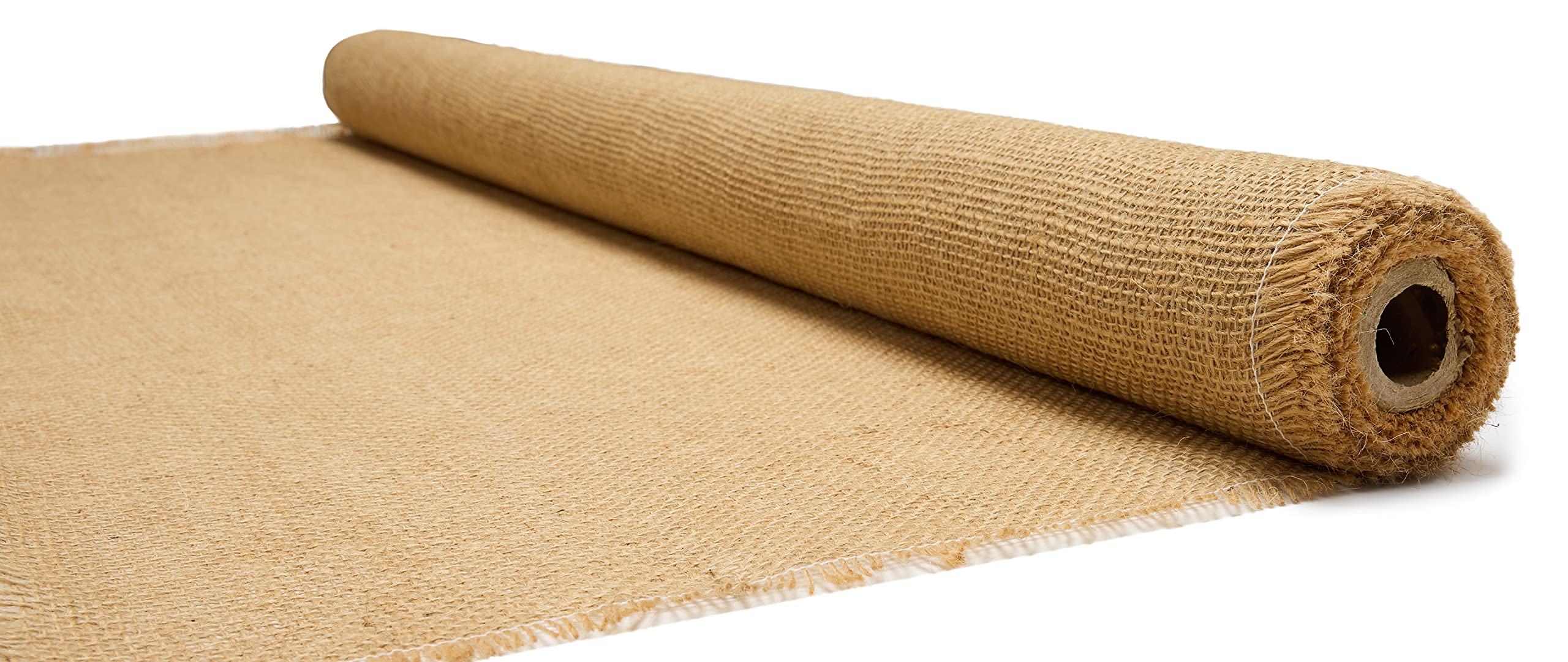 La cordeline Lienzo de Yute Natural, 230 g/m², Rollo de 1 m x 5 m para jardinería, Bricolaje, Ocio Creativo CJN11E