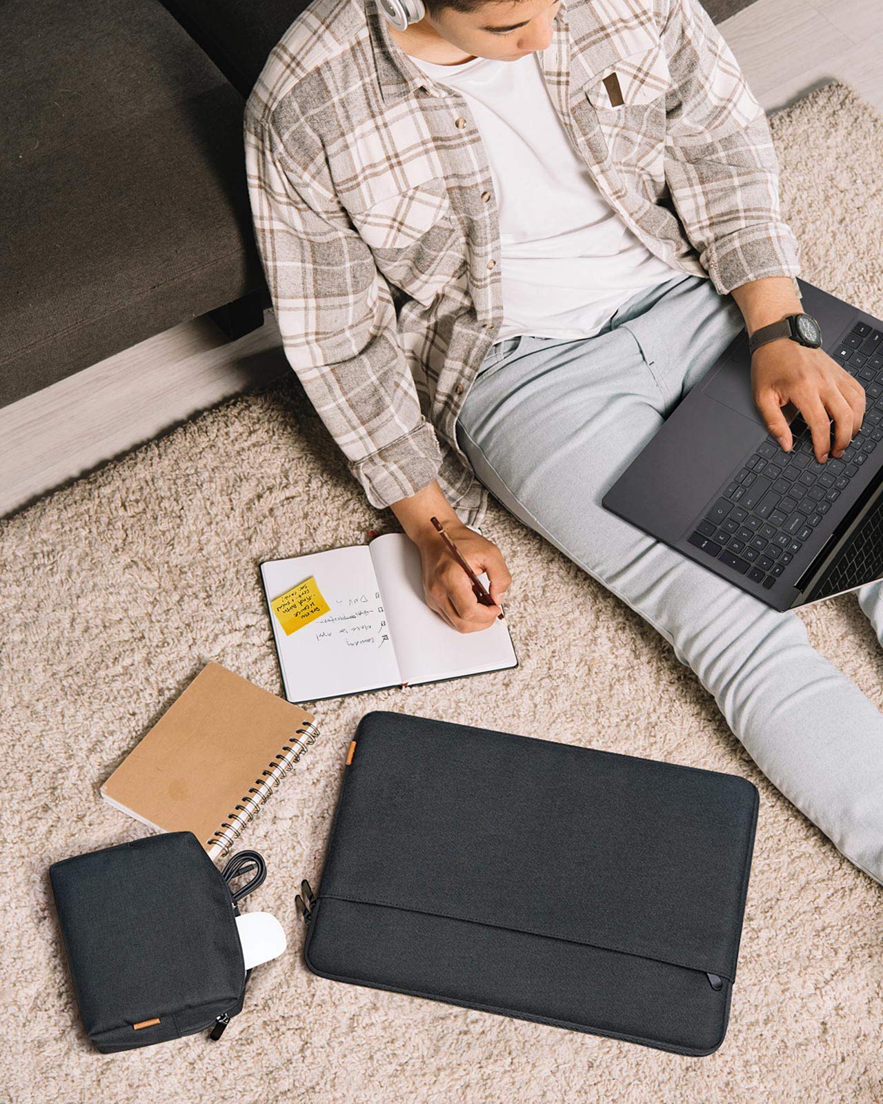 Inateck torba na 15,6-calowego laptopa, pokrowiec, etui ochronne na notebooka 15"