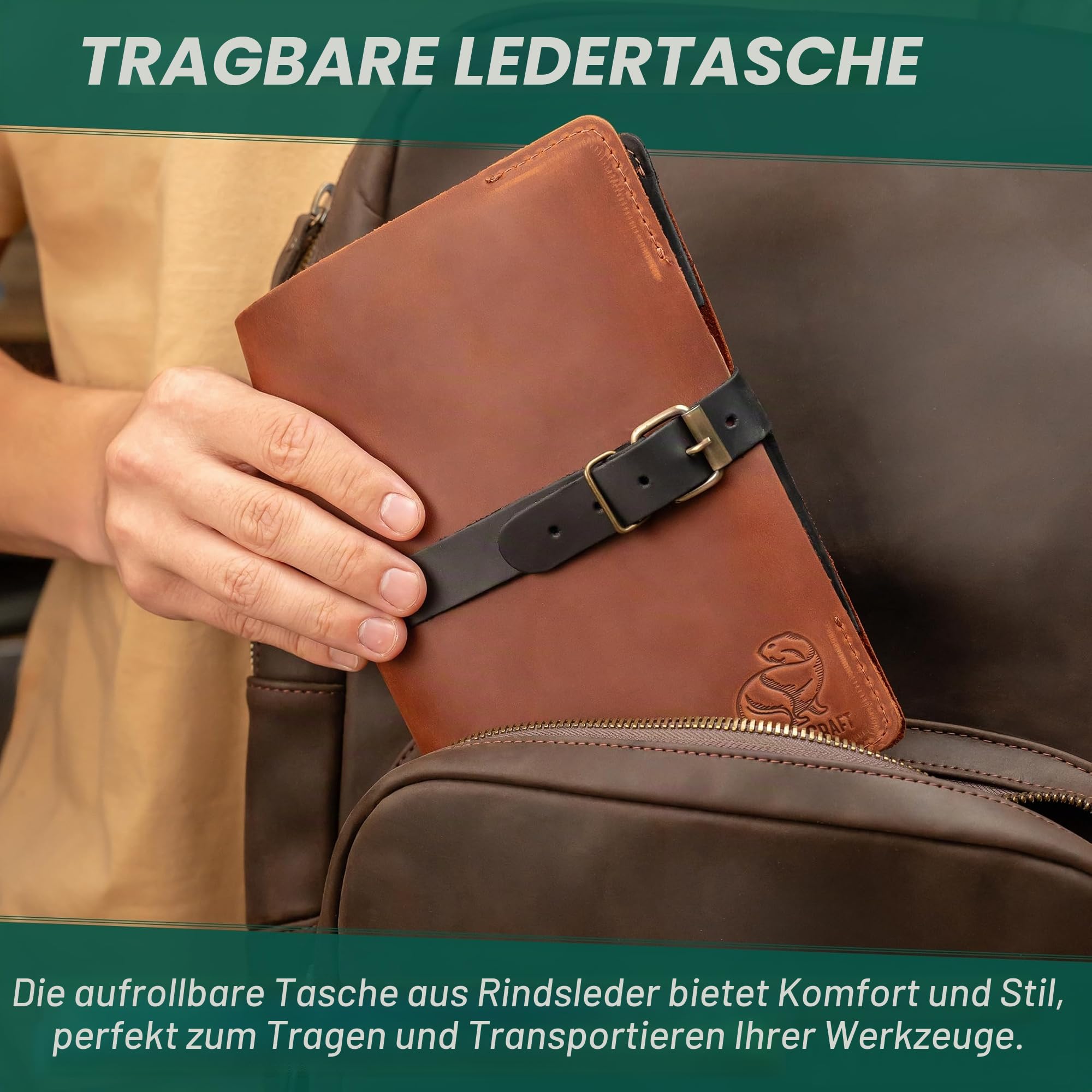 BeaverCraft Holzschnitzset Deluxe Holzschnitzmesser Set S15X - Holz Schnitzwerkzeug und Leder Streichriemen zum Schärfen mit Poliermittel - Schnitzmessern, Hohlbeitel, Meißel