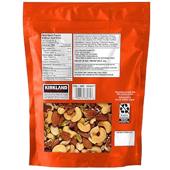 Kirkland Signature Unsalted Mixed Nuts, 40 Oz