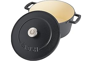 Babish Cookware: Essential Enamel-Coated Cast Iron Dutch Oven for Culinary Mastery