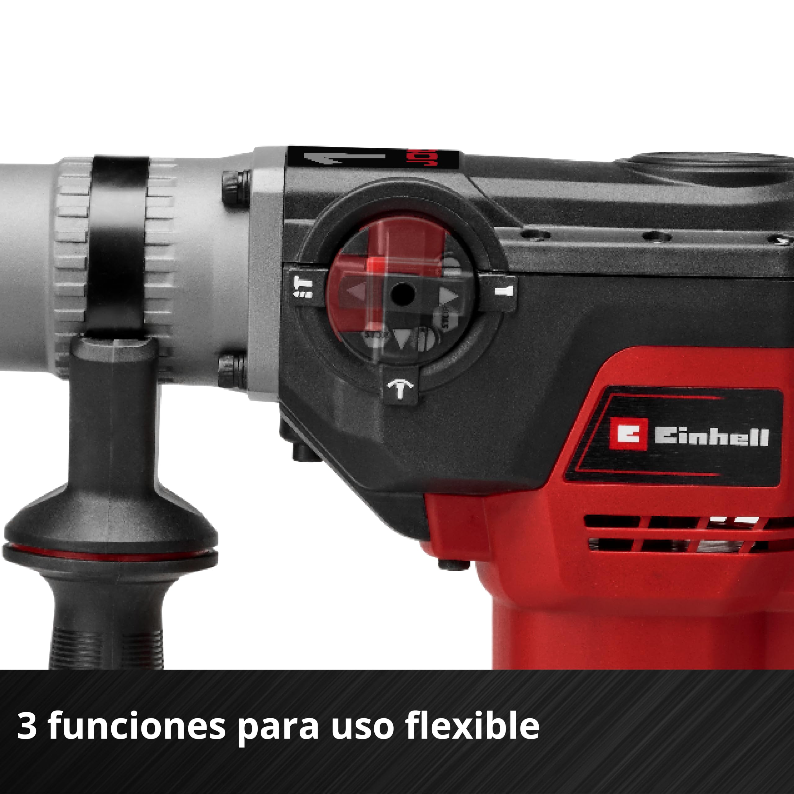 Einhell martillo perforador TE-RH 40/15 3F +2 | 1050 W | mecanismo percutor neumático | intensidad de impacto 15 J | antivibración | SDS-Max | cincel plano y cincel de punta