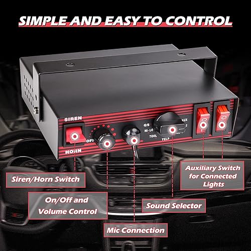 Vista 16 de Altavoz de sirena compacto de 130 dB 200 vatios, carcasa de metal resistente a la intemperie, universal para sirena de 100 W 200 W, 1 unidad