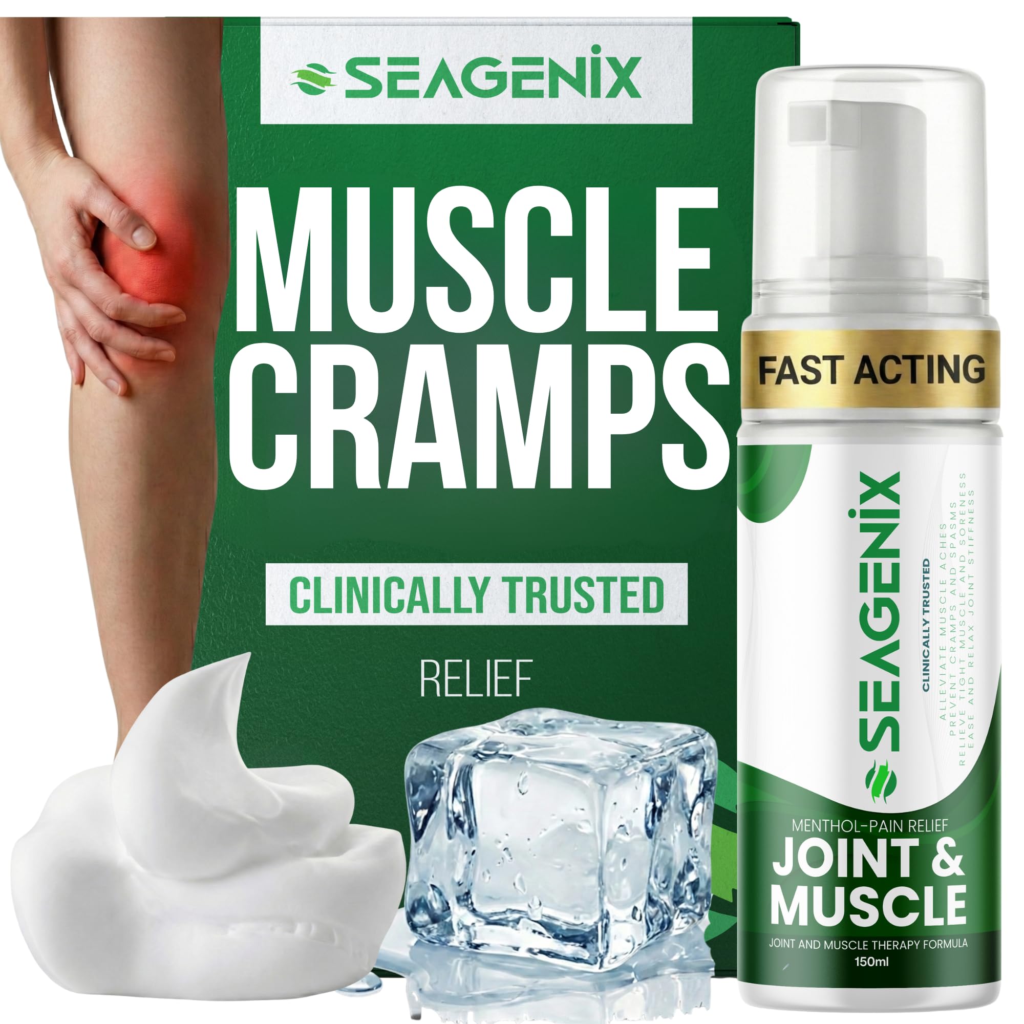 Amazon.com: Seagenix Cooling Magnesium Foam – Muscle Cramp