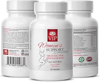 Mood Swings Supplements - Women's Support Complex Natural - Black Cohosh and sage, Menopause Supplements for Women, red Clover, Blessed Thistle, Menstrual Regulator, Licorice Root, 1 Bottle 60 Caps