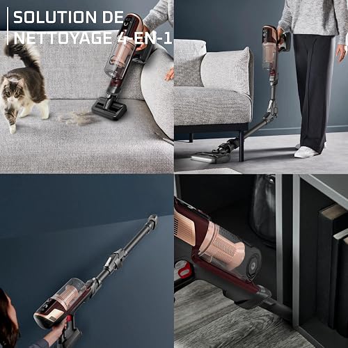 Rowenta X-Pert Flex 6.80, Aspirateur Balai sans Fil Multifonction, 100W, Autonomie 60 Minutes, Flex, Eclairage LED, Suivi Facile, RH6495E0 - 7