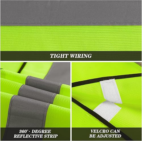 Miniatura 2 de Paquete de 10 chalecos reflectantes de seguridad Mount Marter para operadores al aire libre y deportistas