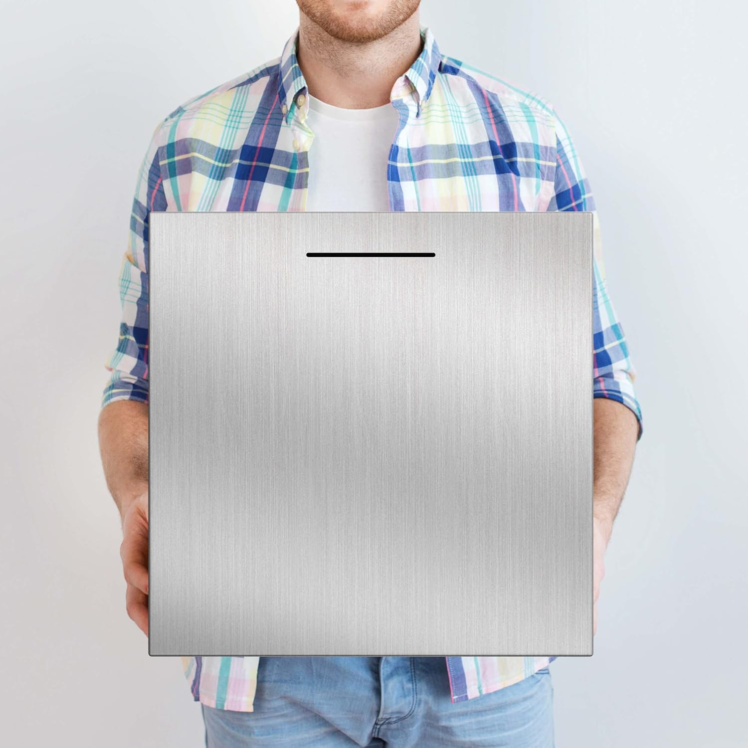 HCHANGEN Biggest Adults Piggy Bank Made of Stainless Steel