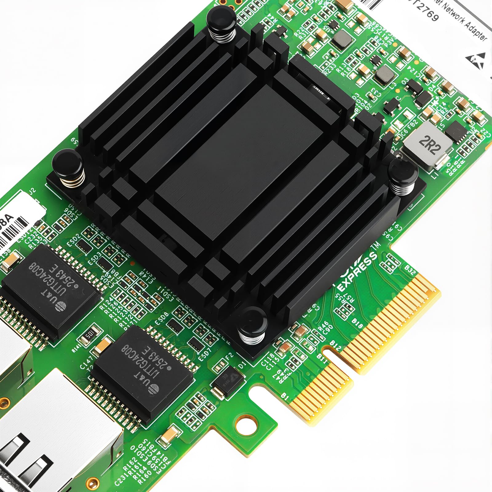 for Intel E610 PCIe x4 2*RJ45 Port 10Gbase-T Ethernet Network Adapter 10Gb LAN Card Support Windows Server/Windows/Linux/VMware/ESX