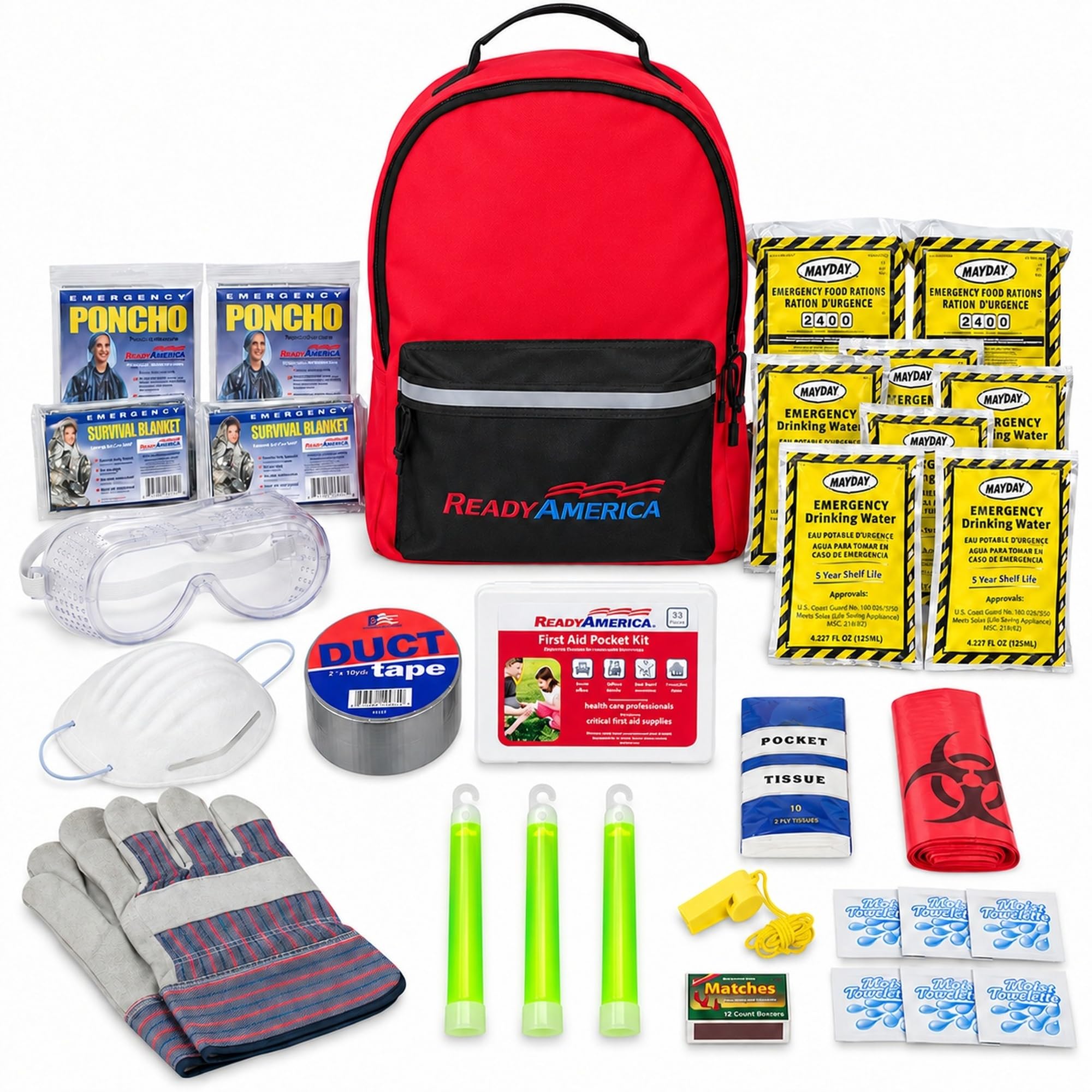 Amazon.com: Ready America 70287 Tornado Emergency 2-Person 3-Day