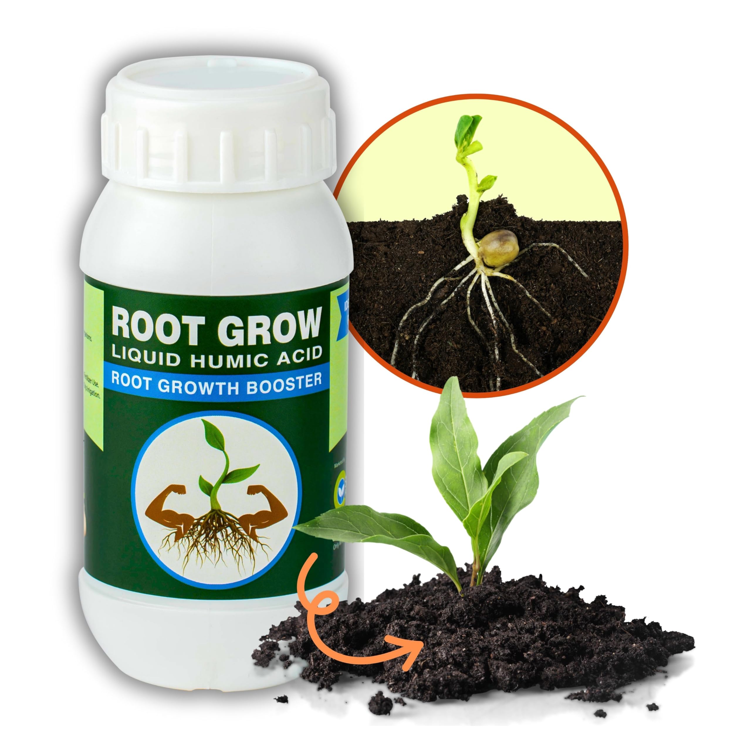 Sushila Agrofert Root Grow - Liquid Humic Acid 250 Ml Biofertilizer For Plant Growth and Sushila Agrofert's Succulent and Cactus Potting Mix, Ready to Use-image-26