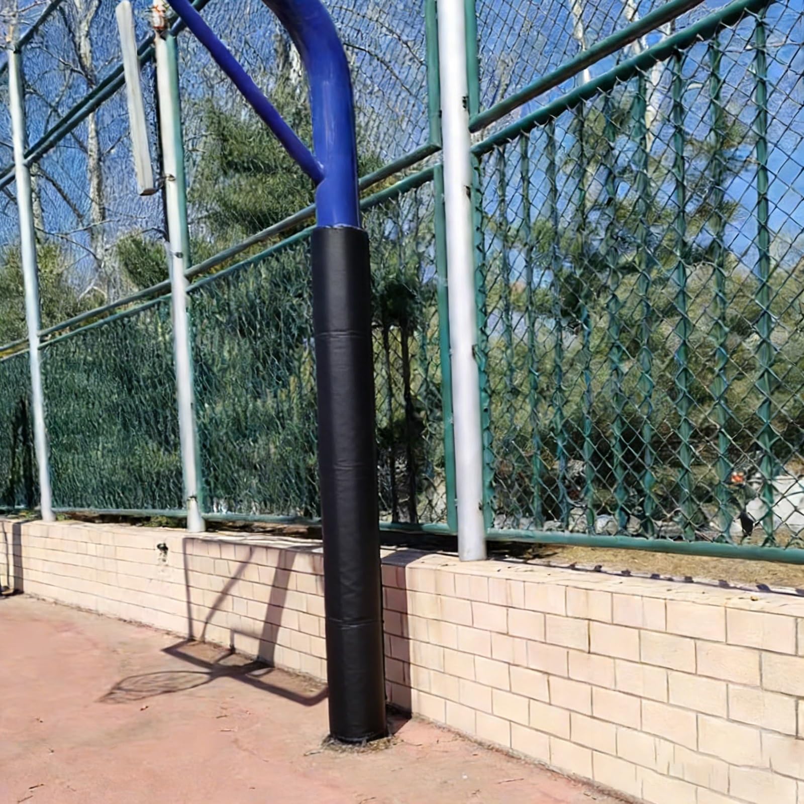 Protection de poteau de basket extérieure et imperméable pour allée et garage