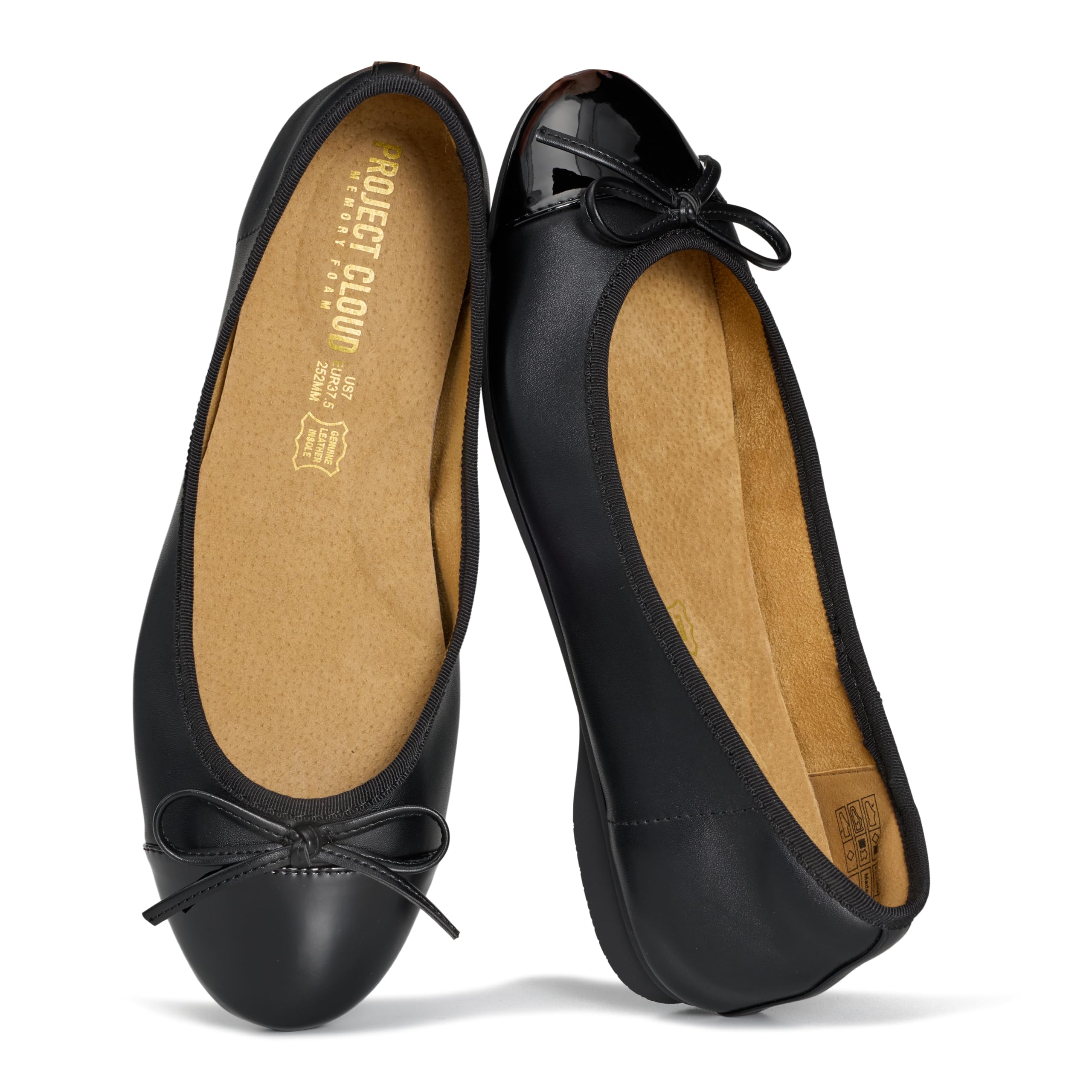 Project Cloud Ballet Flats for Women Shoes - Eco-Crafted with Memory Foam Insole Lightweight Mary Jane Flats - Non-Slip and Comfortable Womens Shoes (Ashley) — view 5