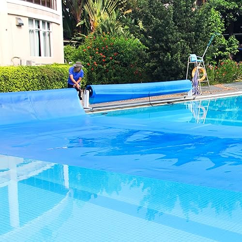 Miniatura 2 de Safstar - Cubierta de piscina de 16 x 32 pies, cubierta rectangular para piscina con bolsa de transporte, cubierta de piscina resistente al agua y