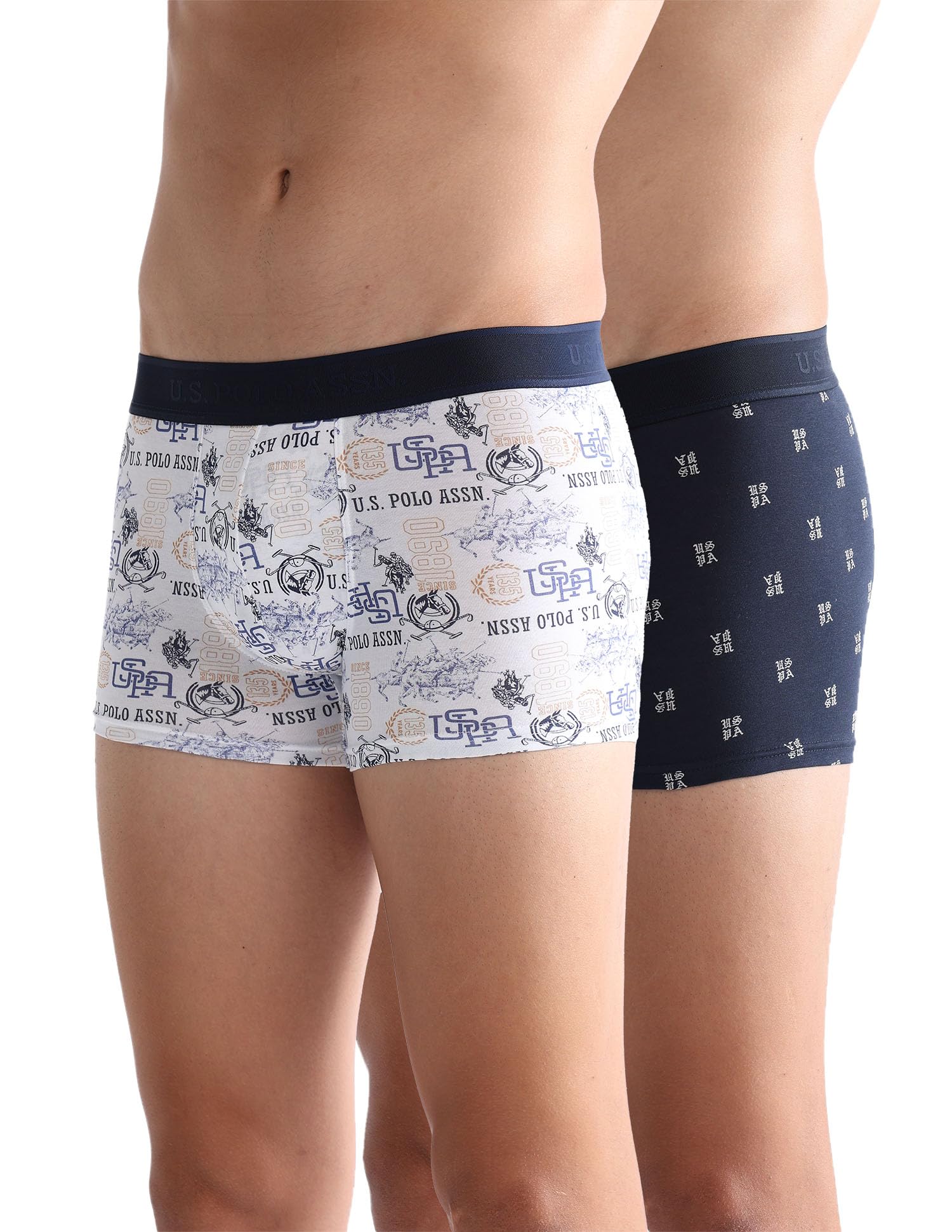 Cotton Stretch Printed OET16 Trunks Underwear - Pack of 2-image-36