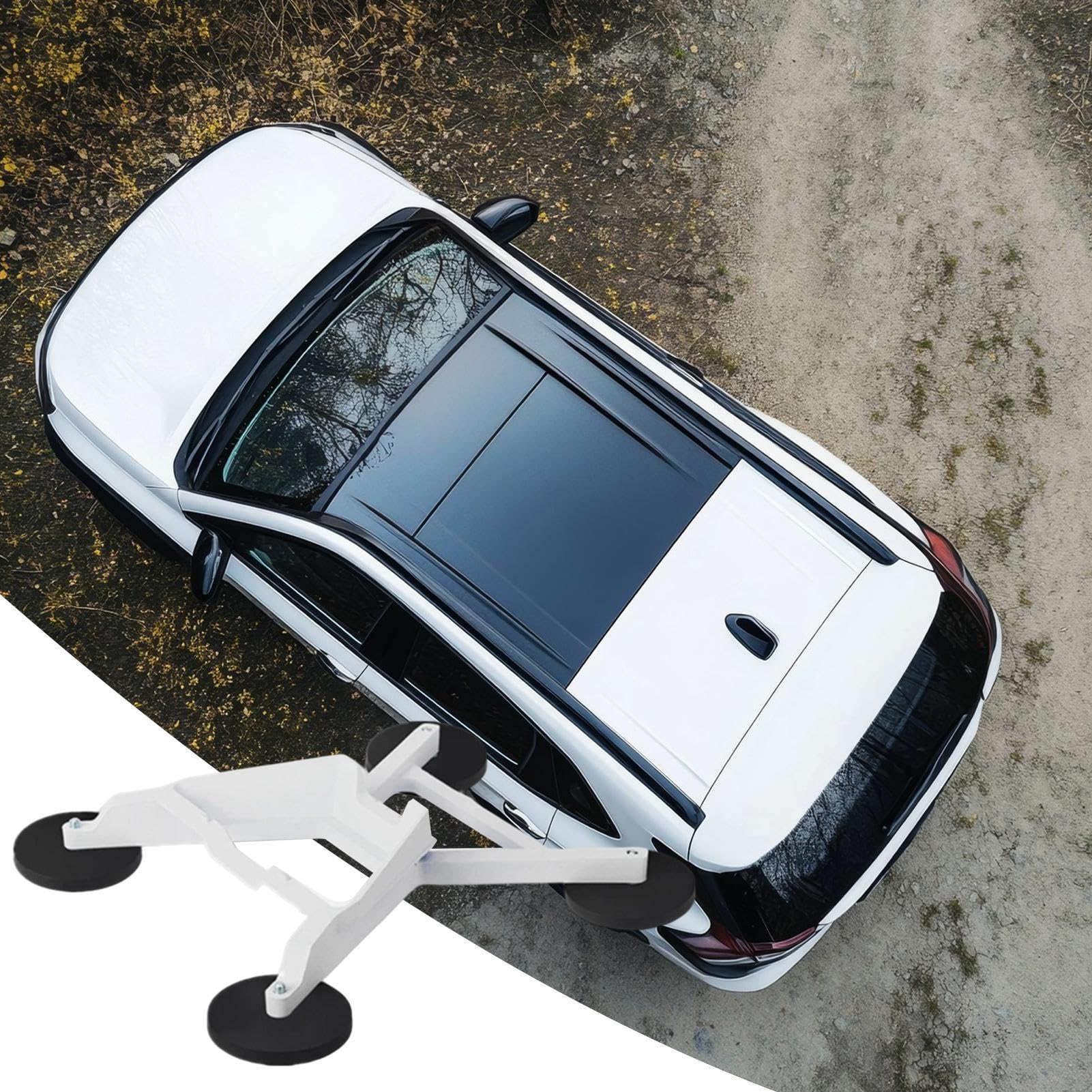 Soporte para Parabrisas Magnético Ajustable para Techo Solar | Soporte para GPS y Tabletas de Ventana de Coche para Portátil Vehículos Autocaravana Barcos Aviones SUV Viajes y Camping
