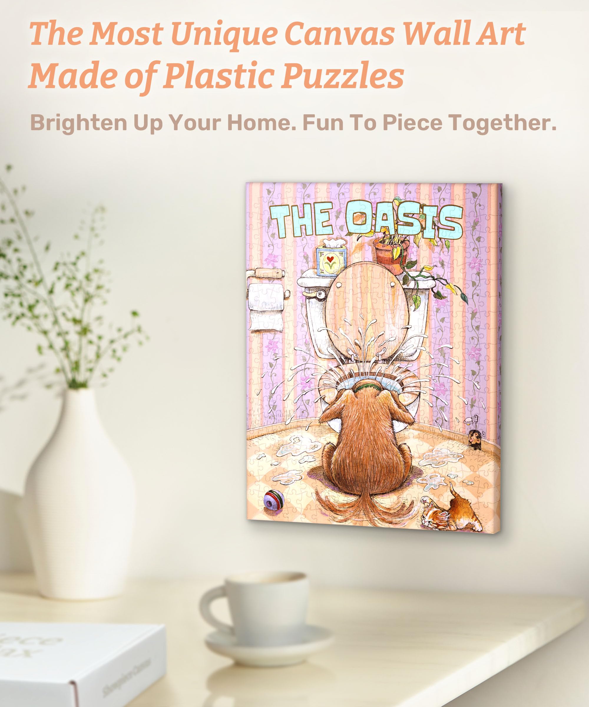 PieceRelax Canvas Wall Art Puzzles for Adults, Gary Patterson - Image 2