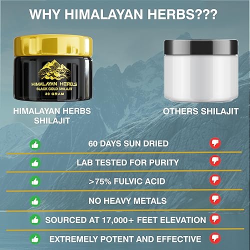 Miniatura 5 de Resina Shilajit Shilajit pura orgánica del Himalaya 1.06 oz (30 g), grado oro, 100% puro, rico en ácido fúlvico y húmico, minerales, sistema