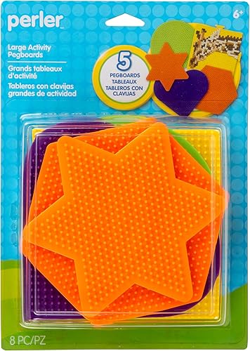 Miniatura 10 de Perler Beads - Tableros cuadrados amarillos, 2 unidades, 5.7 pulgadas de largo x 5.7 pulgadas de alto, pequeño