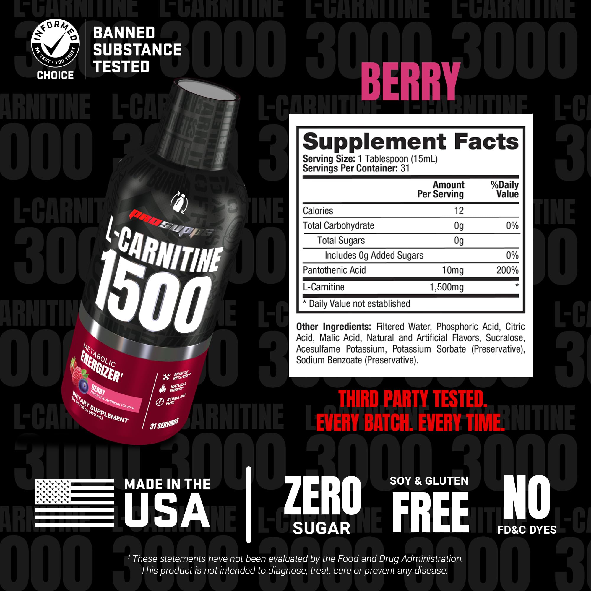 para que sirve l-carnitine 1500 Amazon.com: PROSUPPS L-Carnitine 1500 inyecciones líquidas sin estimulantes  para hombres y mujeres, bebida de entrenamiento energizante metabólico para  el rendimiento y la recuperación muscular (31 porciones, : Salud y Hogar