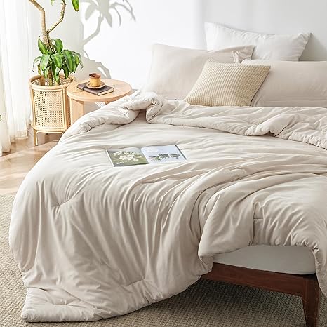 Bedsure Queen Comforter Set - Beige Comforter Queen Size Bedsure Queen Comforter Set - Beige Comforter Queen Size