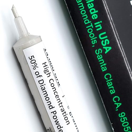 Vista 98 de TechDiamondTools Kit de 3 pasta de pulido compuesto de pulido de diamante fabricado en Estados Unidos 14000 100000 200000 grano para mármol vidrio