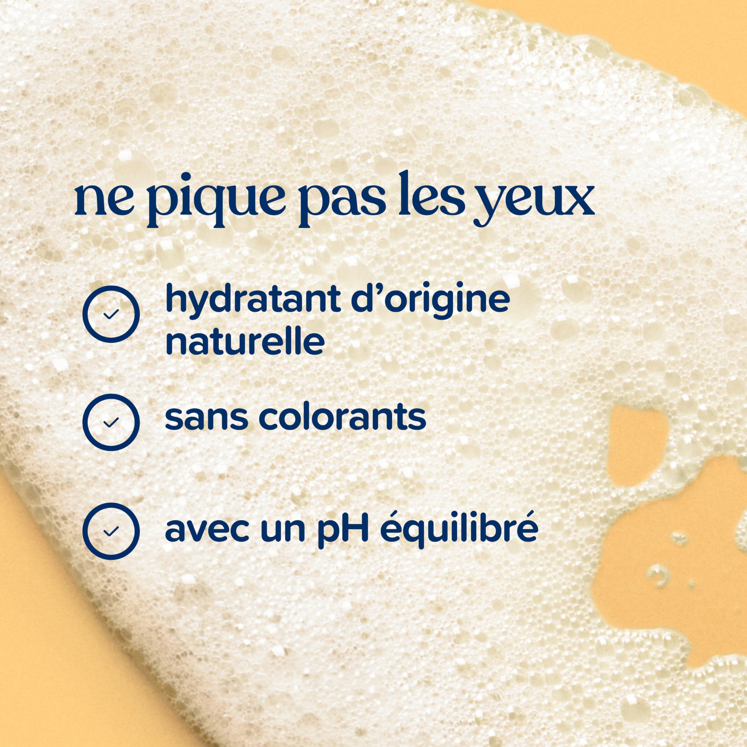 Johnson's Baby – Shampoing (500 mL) – Ne pique pas les yeux – 94% d’ingrédients d’origine naturelle – Pour des cheveux et un cuir chevelu qui semblent plus sains