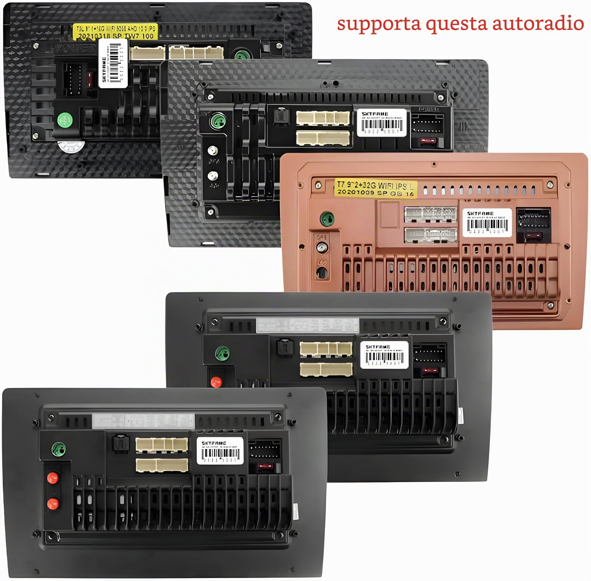 Sound Way Kit Montaggio Adattatore Autoradio, Mascherina 9" Pollici Compatibile con Iveco Daily 2006-2014