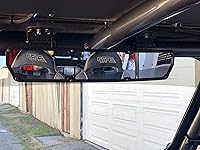 Vista 9 de Chupacabra Offroad DELUXE Side by Side Rear View UTV Mirror - 1.75" RZR 800 900 1000 Turbo - Tool Free Convex Low Profile UTV Rear View Mirror for