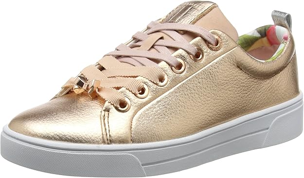 ted baker womens trainers rose gold