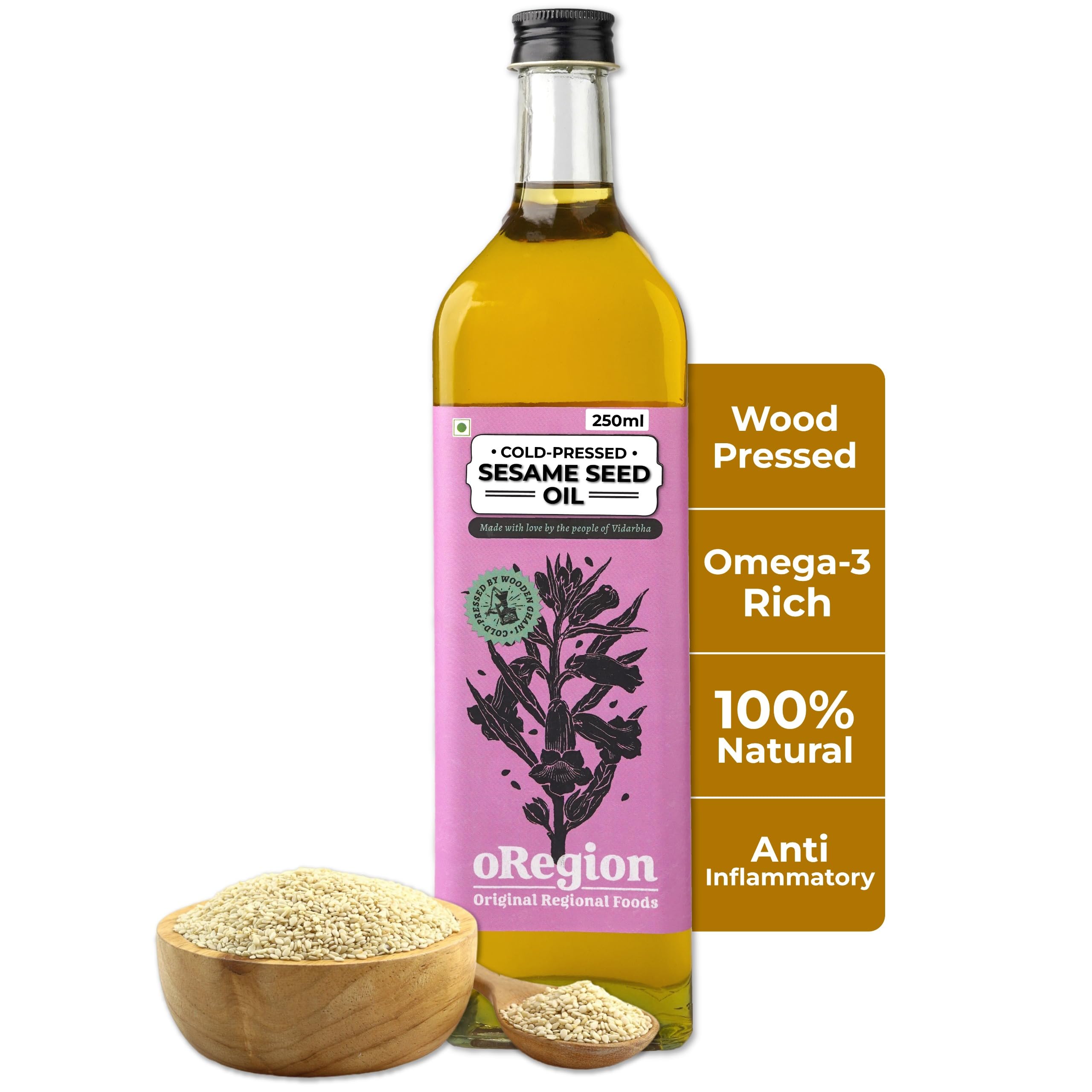 See full amazon price history chart for oRegion Cold Pressed Sesame Oil | Wood Pressed, Unadulterated, Organic and Preservative-Free | Glass Bottle (250ml) oRegion Cold Pressed Sesame Oil | Wood Pressed, Unadulterated, Organic and Preservative-Free | Glass Bottle (250ml) (B0C8FMQGDW) Amazon Price History, Amazon Price Tracker