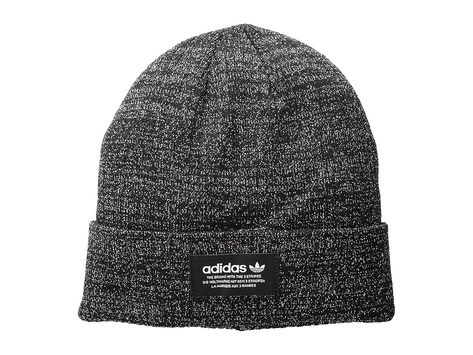 

adidas Originals Originals Rib Beanie (Black/Silver/White) Beanies
