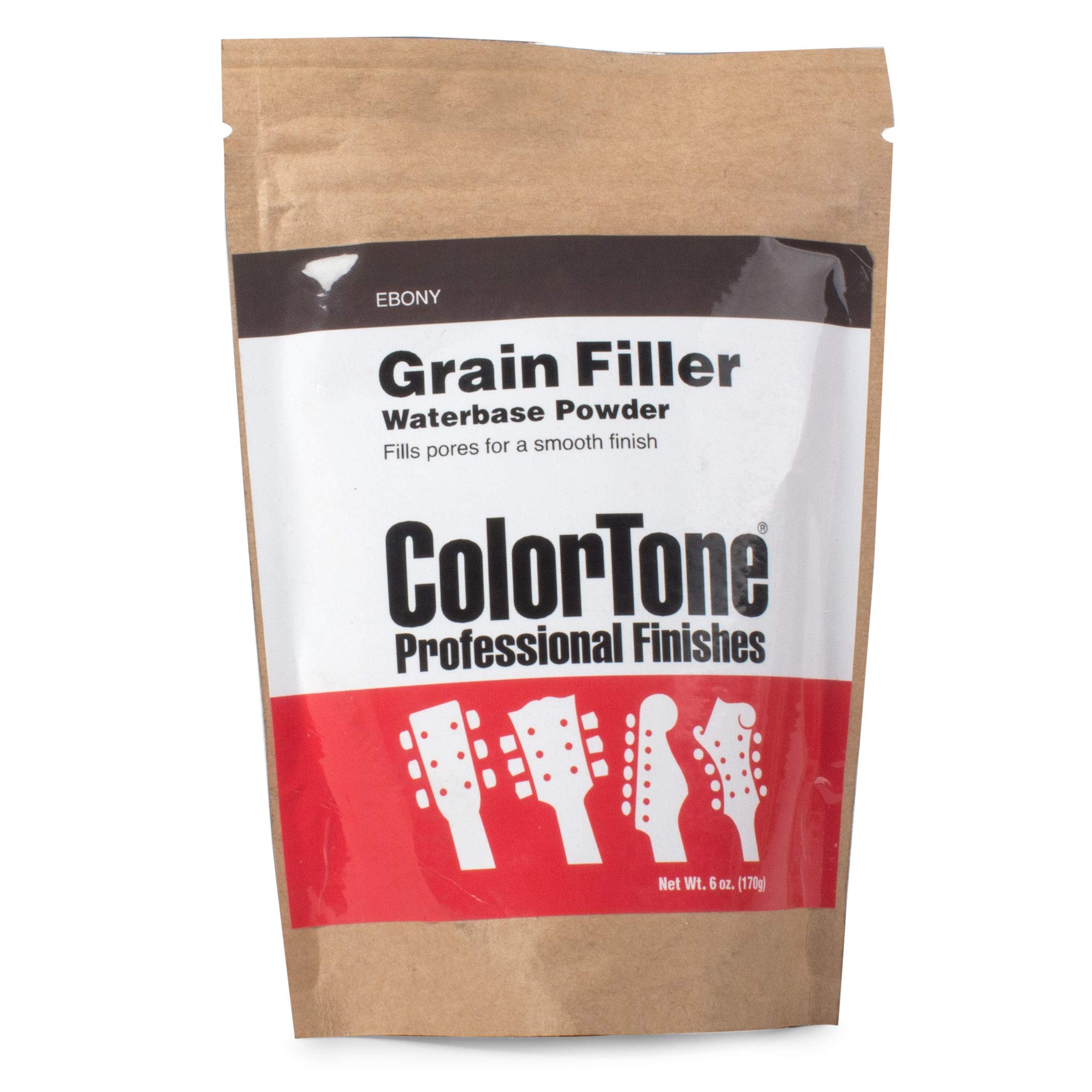 ColorTone Grain Filler/Tapaporos en Polvo, Color Ébano
