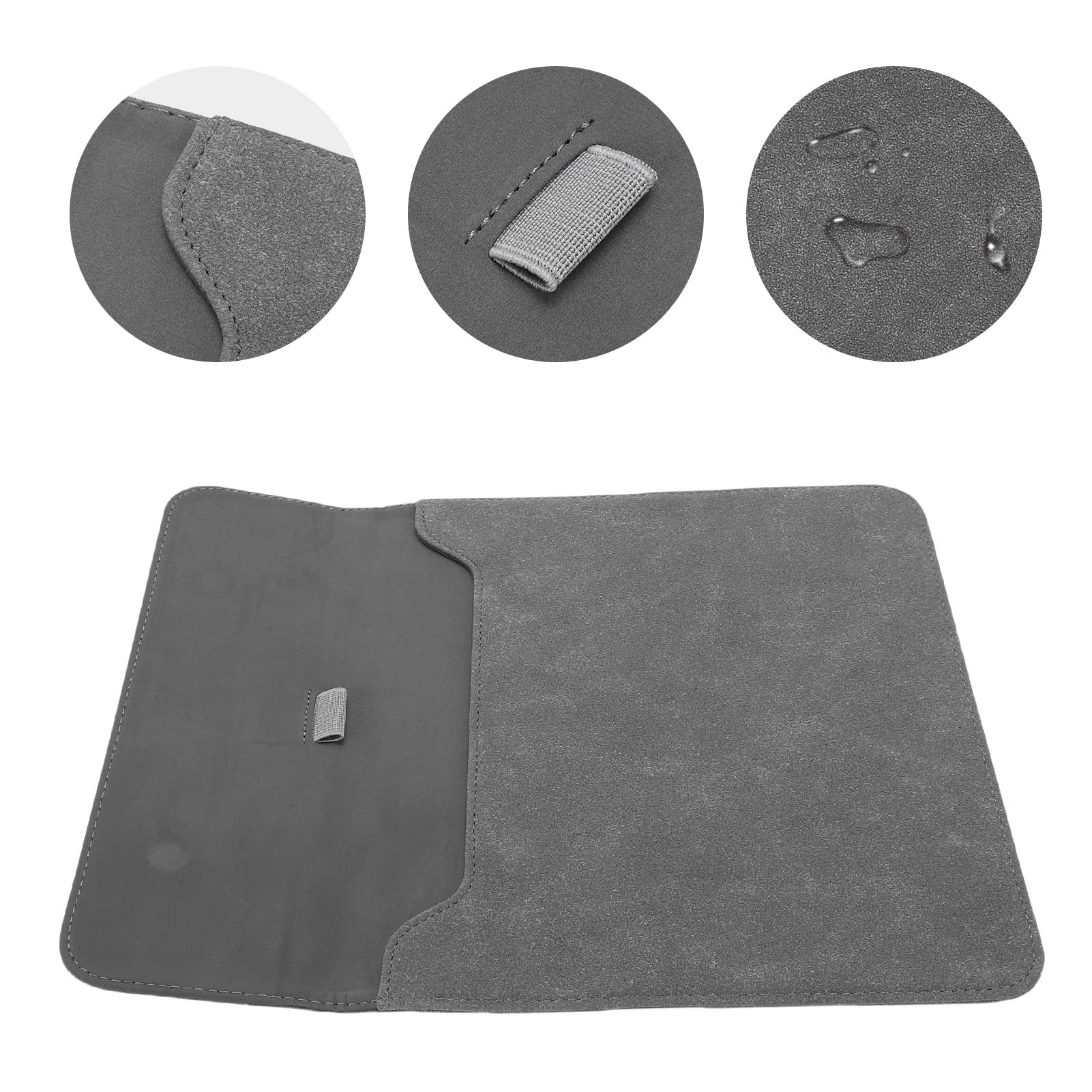 VBESTLIFE Magnetische E-Reader-Hülle für Kindle Scribe 2022 2024 10,2 Zoll, für Kobo Elipsa 10,3 Zoll E-Reader, Schutzhülle mit Magnetverschluss (dunkelgrau)