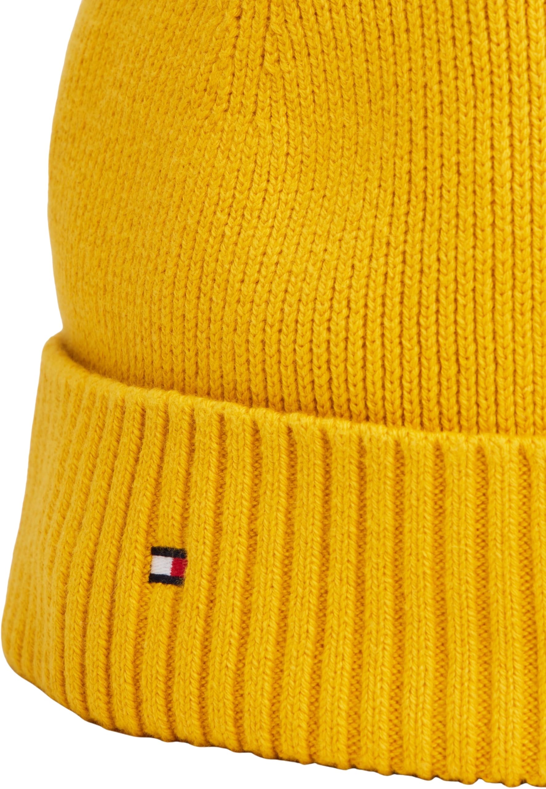 Tommy Hilfiger Męska czapka bawełniana z flagą TH PIMA AM0AM12796, żółta, jeden rozmiar, Żółty (wiejski żółty), Rozmiar uniwersalny