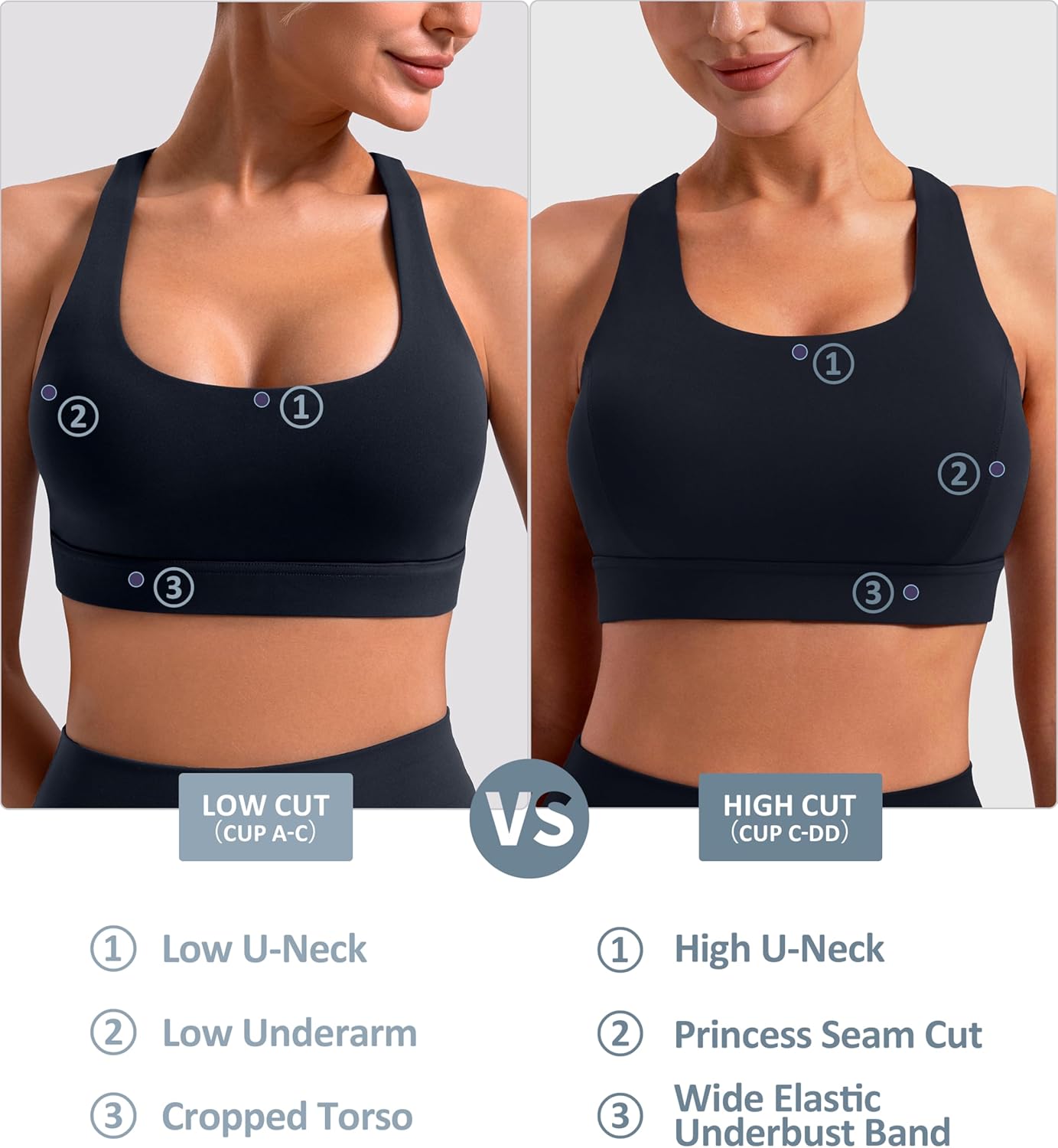 Sports Bras for Women Padded Criss Cross Back Yoga Tank Tops Medium Support Strappy Workout Removable Cups - Image 6